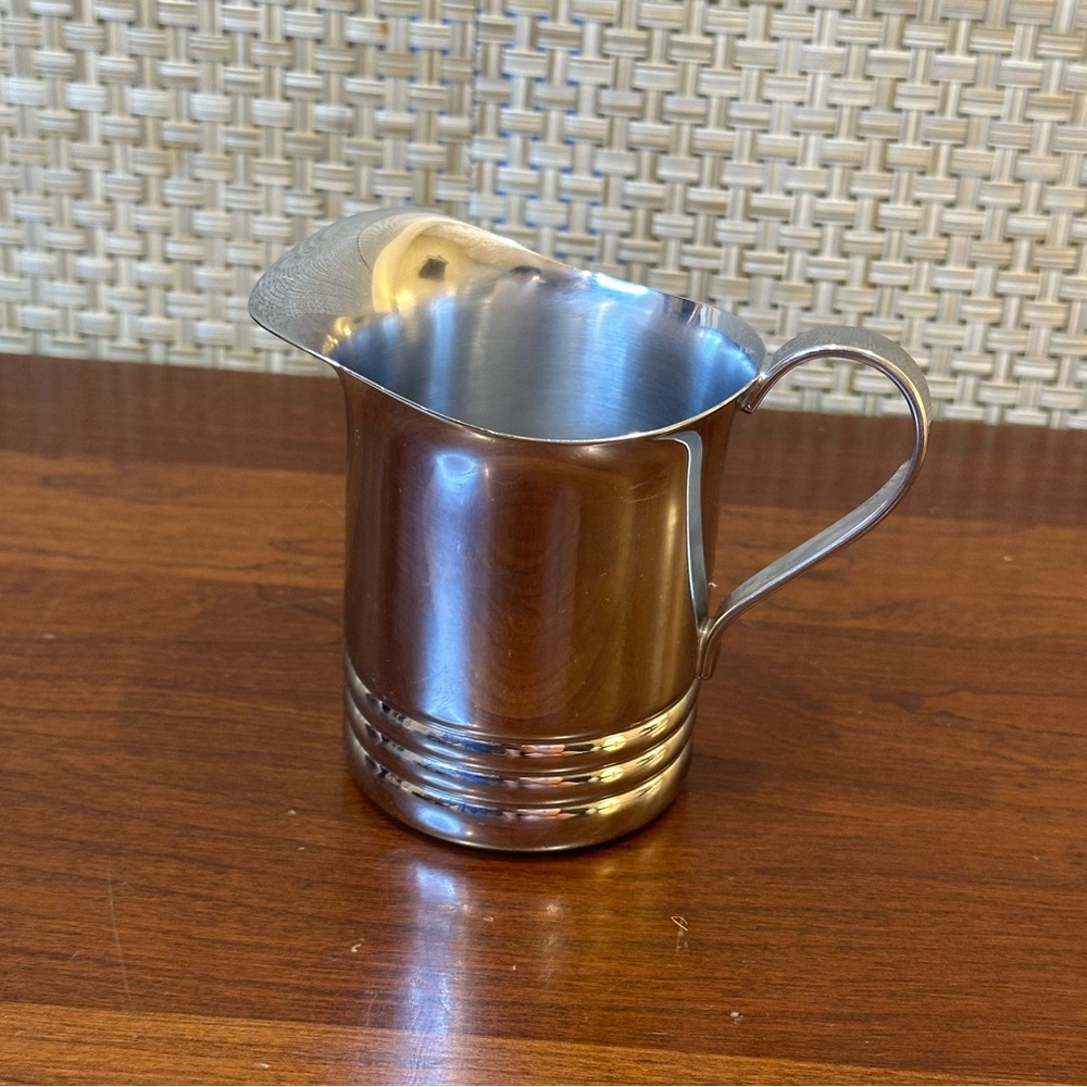 VTG 1950s-60s Stainless Steel Silver Creamer Krome-Kraft Faber Bros NYC USA